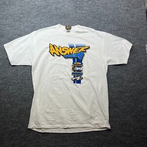Answer Racing Graphic Power Pro by Oneita T-Shirt Men's White USA Made - XL